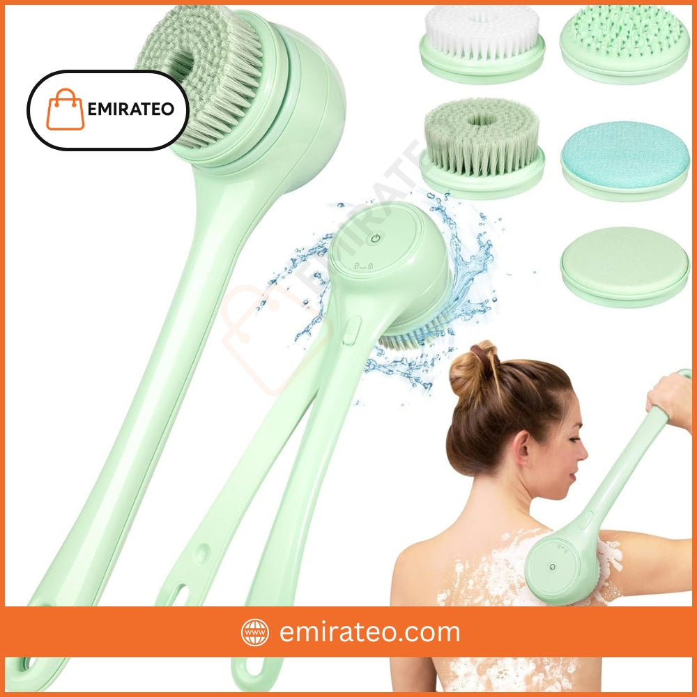 Electric Body Brush for Back and Shower Scrubber